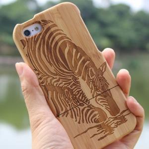 The Figure Of Buddha Wood Case Cover For Iphone 5..
